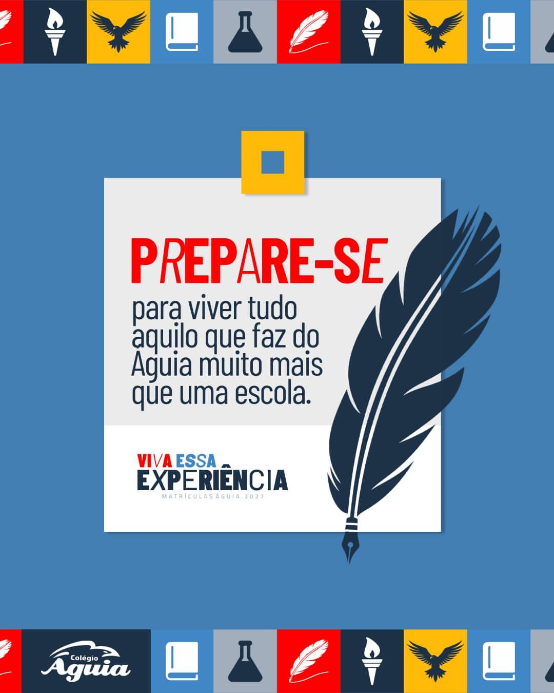 Setembro está chegando e vai trazer um convite especial- viver tudo aquilo que faz do Águia muit